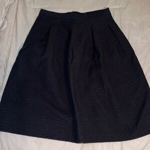 Black A line skirt